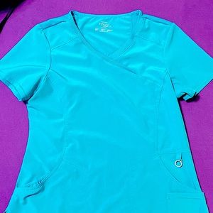 Cherokee Infinity M teal scrub set